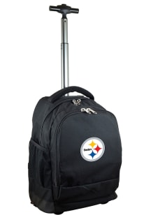 Mojo Pittsburgh Steelers Black Wheeled Premium Backpack