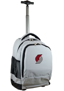 Mojo Portland Trail Blazers Grey Wheeled Premium Backpack