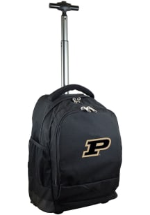 Mojo Purdue Boilermakers Black Wheeled Premium Backpack