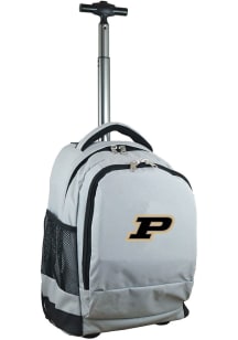 Mojo Purdue Boilermakers Grey Wheeled Premium Backpack
