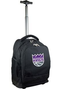 Mojo Sacramento Kings Black Wheeled Premium Backpack