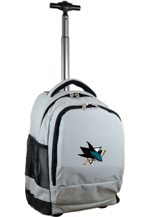 Mojo San Jose Sharks Grey Wheeled Premium Backpack