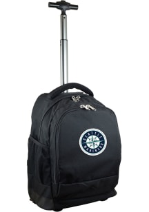 Mojo Seattle Mariners Black Wheeled Premium Backpack