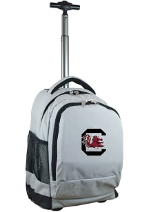 Mojo South Carolina Gamecocks Grey Wheeled Premium Backpack