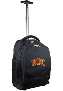 Mojo USC Trojans Black Wheeled Premium Backpack