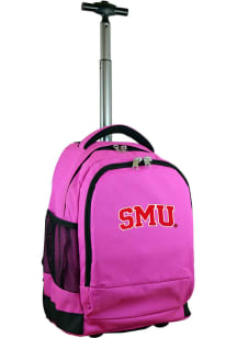 Mojo SMU Mustangs Pink Wheeled Premium Backpack