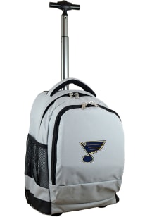 Mojo St Louis Blues Grey Wheeled Premium Backpack