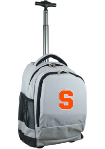 Mojo Syracuse Orange Grey Wheeled Premium Backpack