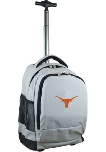 Mojo Texas Longhorns Grey Wheeled Premium Backpack