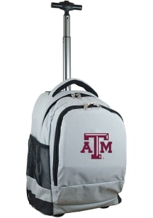 Mojo Texas A&amp;M Aggies Grey Wheeled Premium Backpack