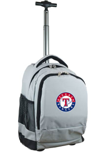 Mojo Texas Rangers Grey Wheeled Premium Backpack