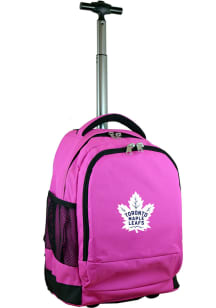 Mojo Toronto Maple Leafs Pink Wheeled Premium Backpack