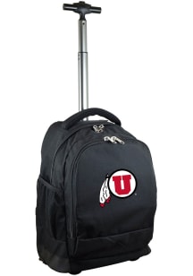 Mojo Utah Utes Black Wheeled Premium Backpack