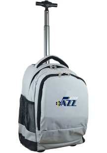Mojo Utah Jazz Grey Wheeled Premium Backpack