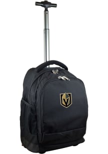 Mojo Vegas Golden Knights Black Wheeled Premium Backpack