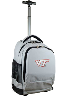 Mojo Virginia Tech Hokies Grey Wheeled Premium Backpack