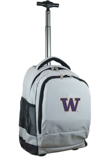 Mojo Washington Huskies Grey Wheeled Premium Backpack