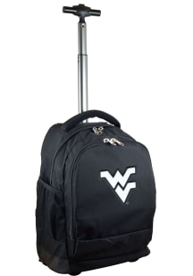 Mojo West Virginia Mountaineers Black Wheeled Premium Backpack
