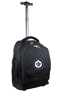 Mojo Winnipeg Jets Black Wheeled Premium Backpack