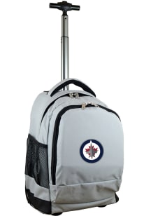 Mojo Winnipeg Jets Grey Wheeled Premium Backpack