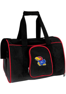 Kansas Jayhawks Black 16 Pet Carrier Luggage