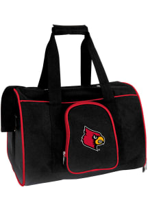 Louisville Cardinals Black 16 Pet Carrier Luggage