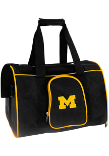 Michigan Wolverines Black 16 Pet Carrier Luggage
