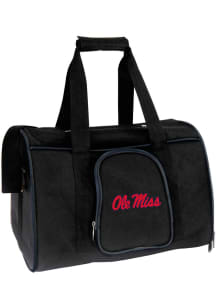 Ole Miss Rebels Black 16 Pet Carrier Luggage