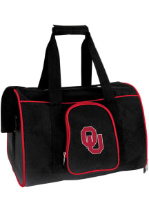 Oklahoma Sooners Black 16 Pet Carrier Luggage