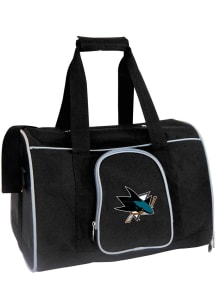 San Jose Sharks Black 16 Pet Carrier Luggage