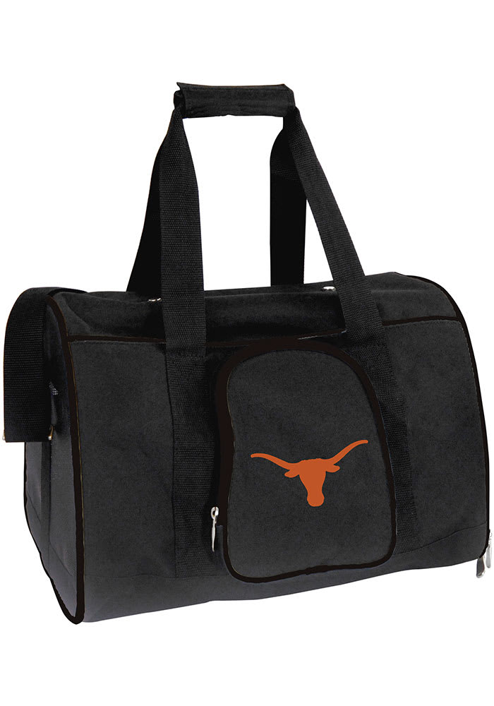 Texas Longhorns Black 16 Pet Carrier Luggage