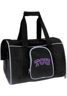 TCU Horned Frogs Black 16 Pet Carrier Luggage