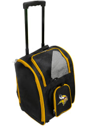 Minnesota Vikings Black Premium Pet Carrier Luggage