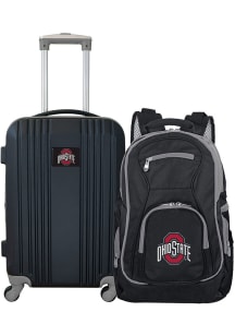 2-Piece Set Ohio State Buckeyes Luggage - Black
