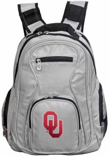 Mojo Oklahoma Sooners Grey 19 Laptop Backpack