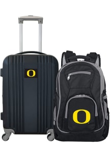 2-Piece Set Oregon Ducks Luggage - Black