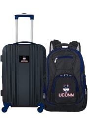 UConn Huskies Black 2-Piece Set Luggage