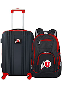 Utah Utes Black 2-Piece Set Luggage