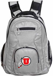 Utah Utes Grey 19 Laptop Backpack