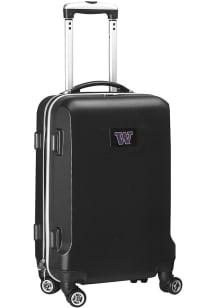 20 Hard Shell Carry On Washington Huskies Luggage - Black