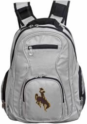 Wyoming Cowboys Grey 19 Laptop Backpack