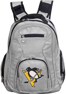 Mojo Pittsburgh Penguins Grey 19 Laptop Backpack