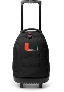 Mojo Miami Hurricanes Orange 18 Wheeled Tool Backpack