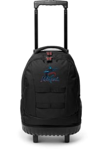 Mojo Miami Marlins Black 18 Wheeled Tool Backpack