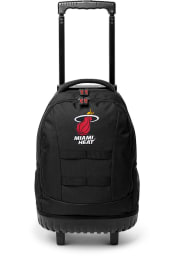 Miami Heat Black 18 Wheeled Tool Backpack