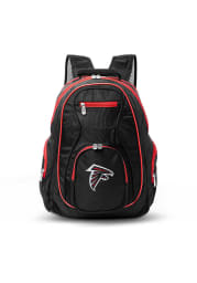 Atlanta Falcons Black 19 Laptop Red Trim Backpack