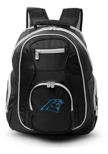 Mojo Carolina Panthers Black 19 Laptop Gray Trim Backpack