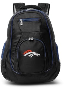 Mojo Denver Broncos Black 19 Laptop Navy Trim Backpack
