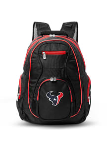 Mojo Houston Texans Black 19 Laptop Red Trim Backpack