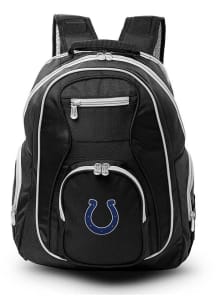 Mojo Indianapolis Colts Black 19 Laptop Gray Trim Backpack